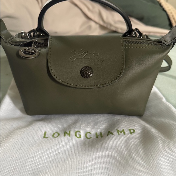 Longchamp Handbags - Longchamp NWT - Le Pliage Xtra Xs Leather Pouch in Fir